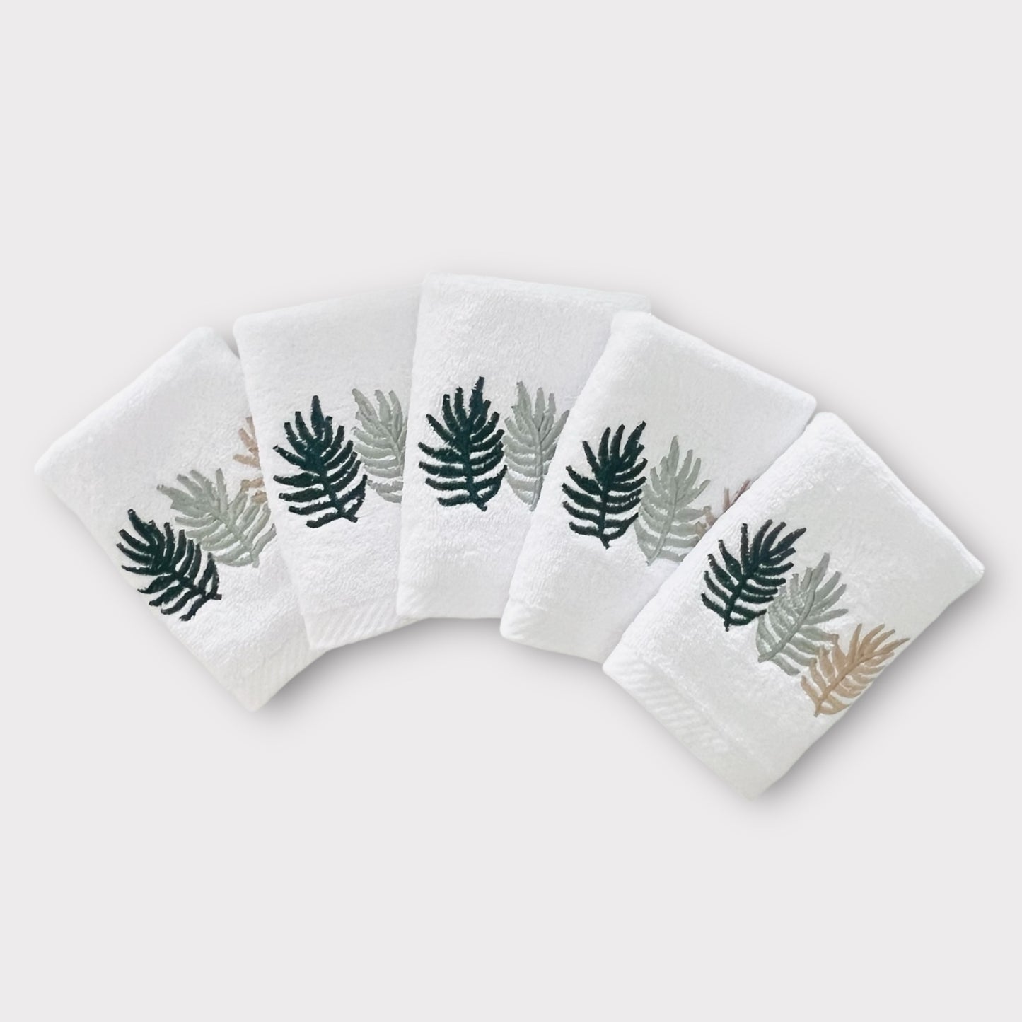 Guest Set 3 Leaves - White