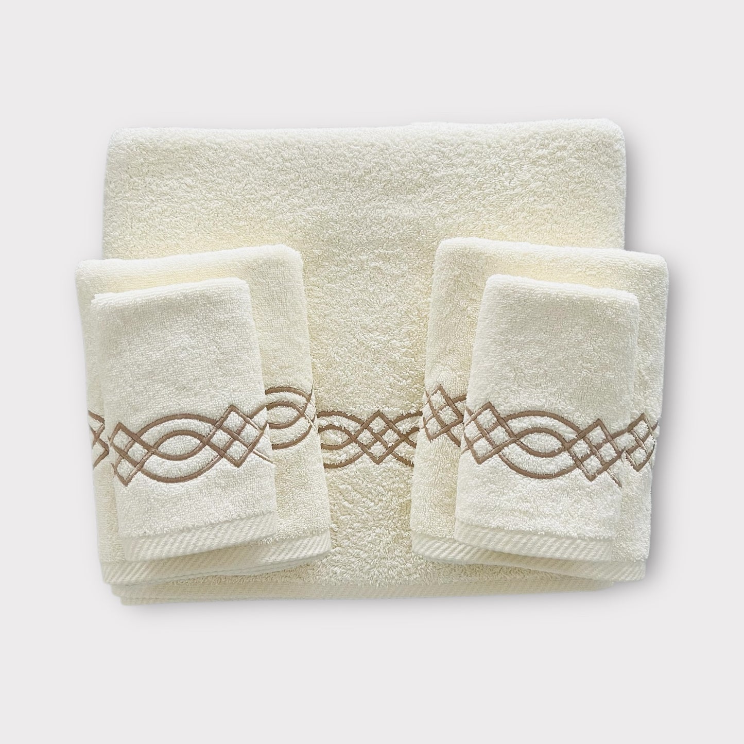 Whole Set Braid - Gold Thread on Cream