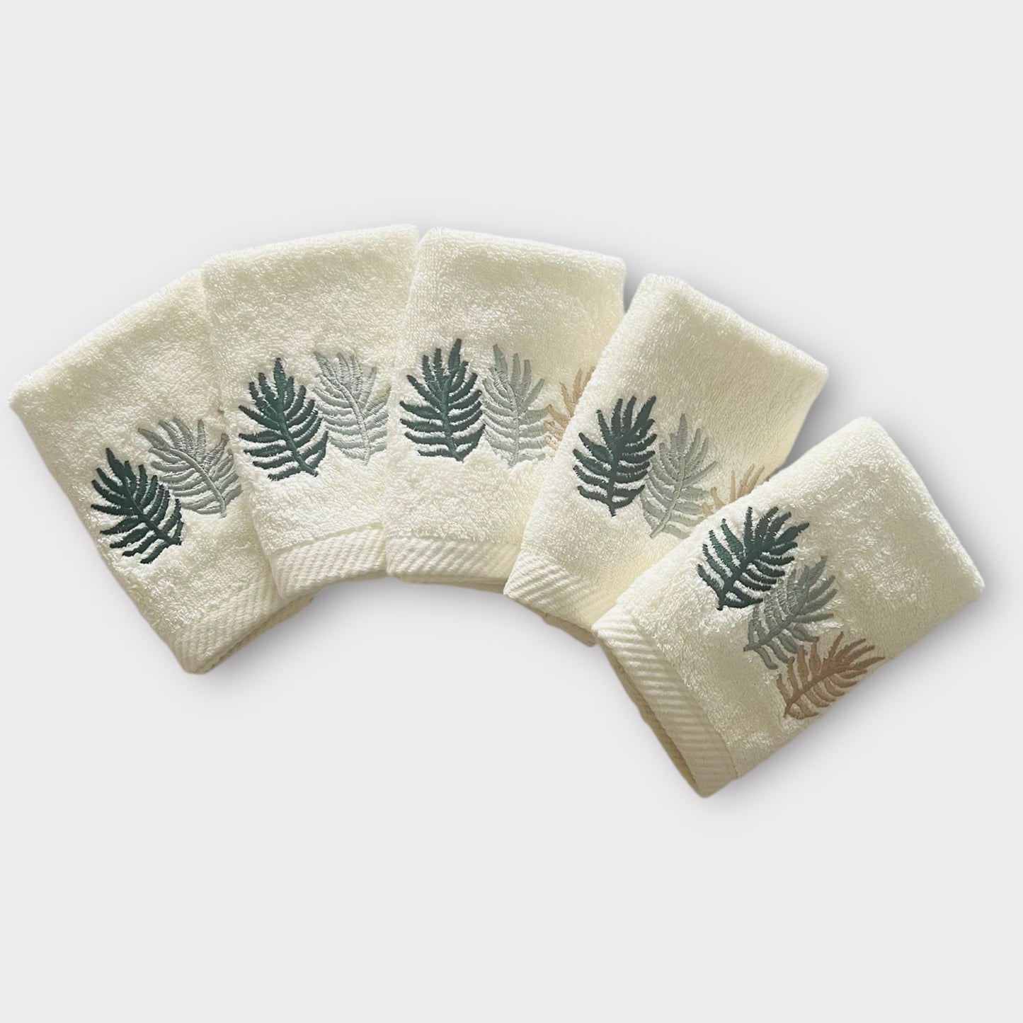 Guest Set 3 Leaves - Cream