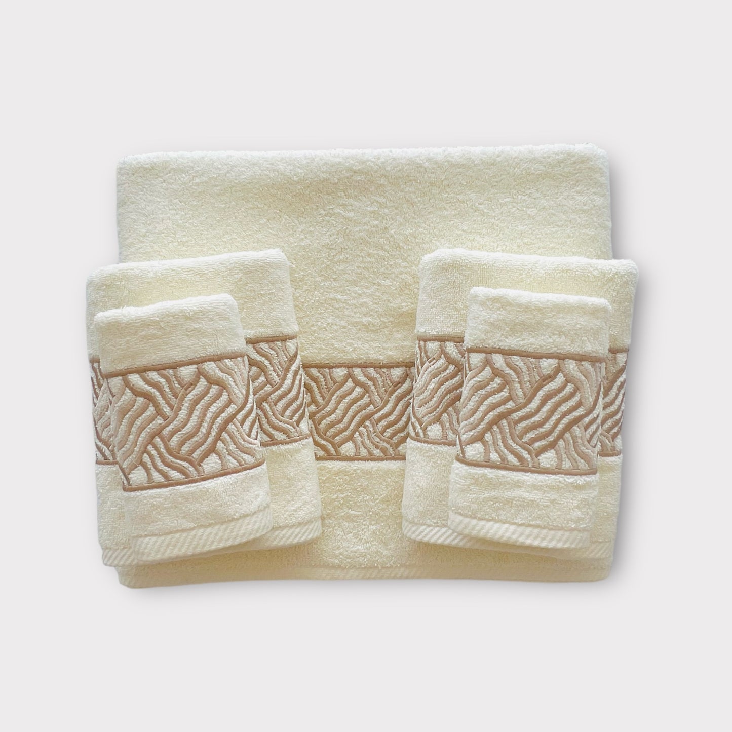 Whole Set Branch - Gold Thread on Cream