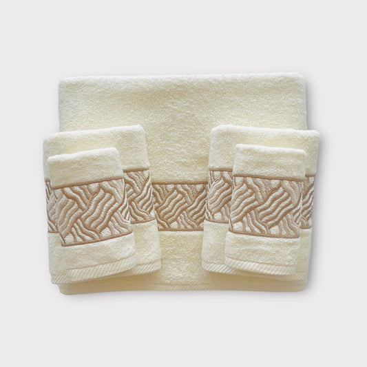 Whole Set Branch - Gold Thread on Cream