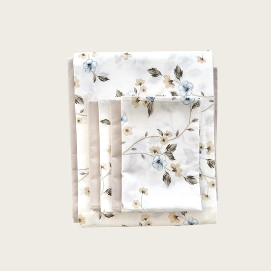 Sheet Set - Petals in Blue