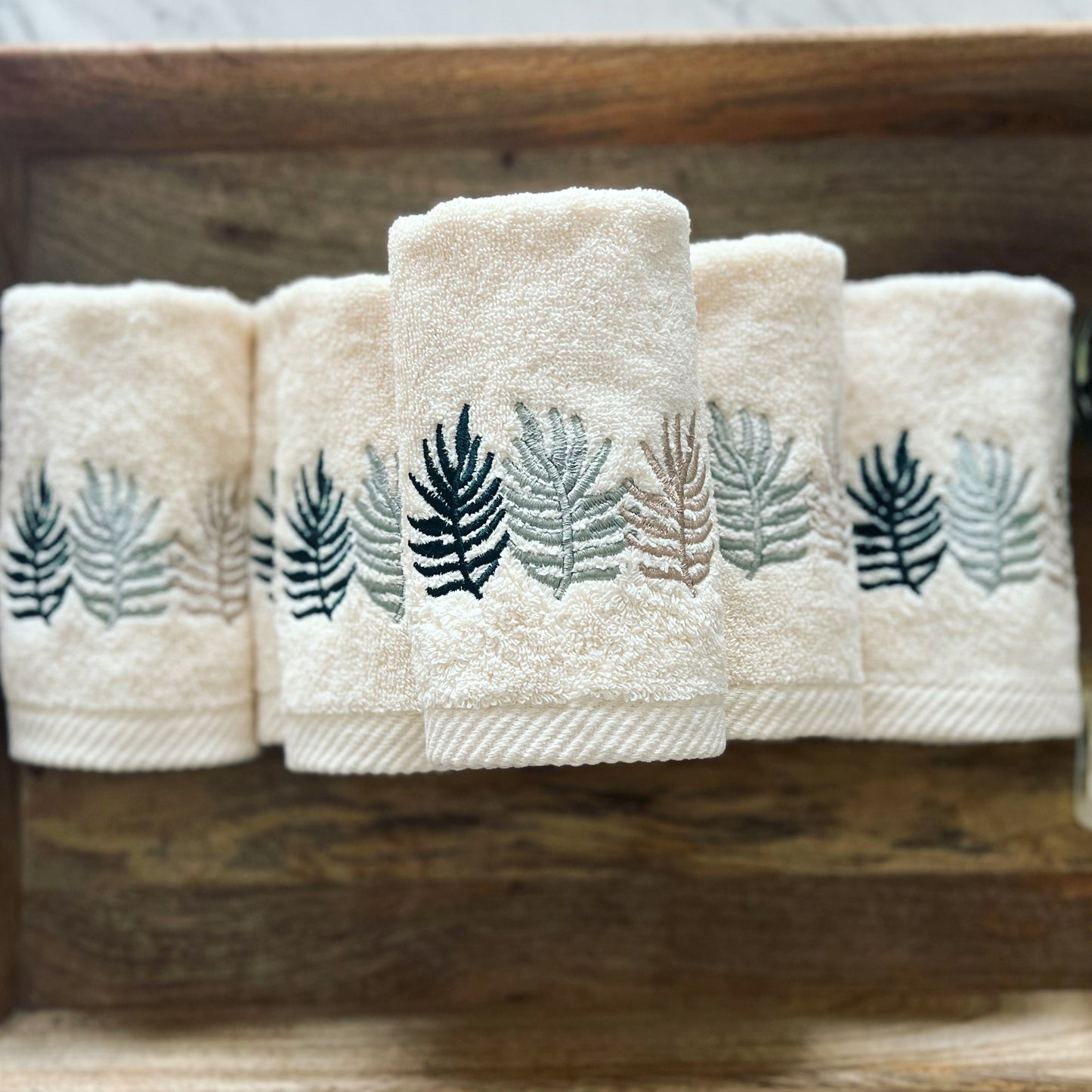 Guest Set 3 Leaves - Cream