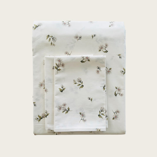 Duvet Set - White Blossom