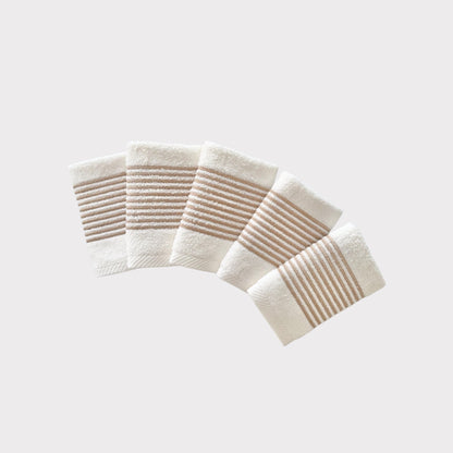 Guest Set Lines - Gold Thread on Light Cream
