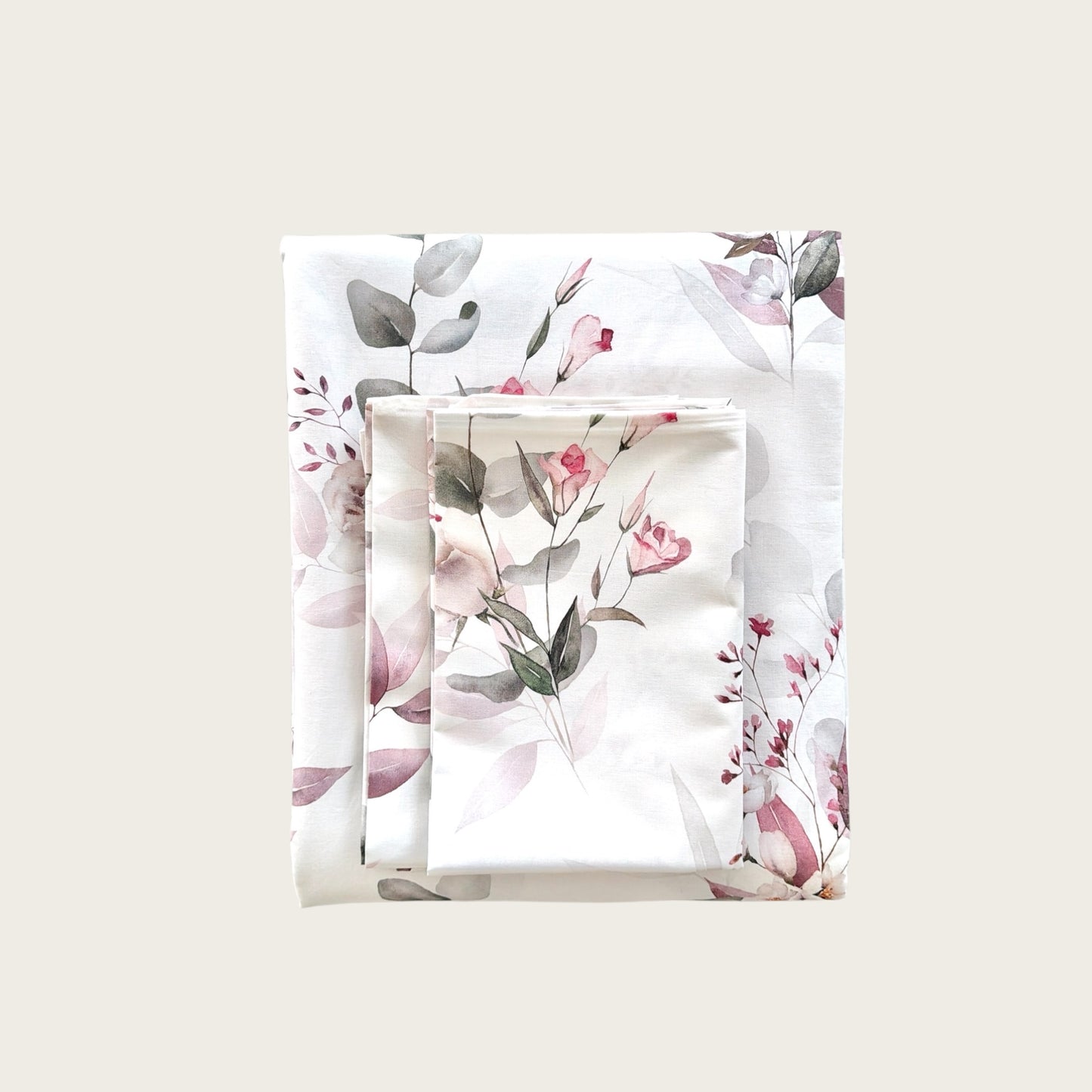Duvet Set - Blush Fawn Florals