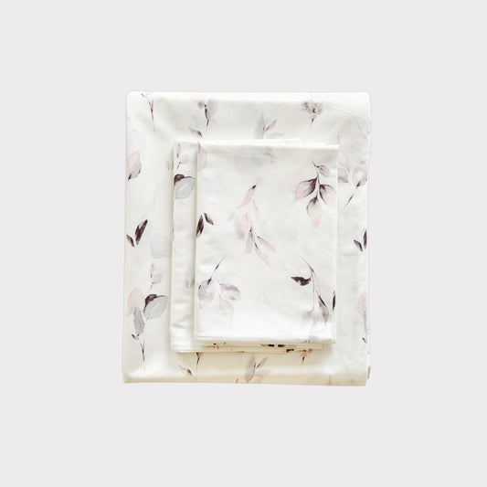 Essential Sheet Set -  Blush Willow Leaf