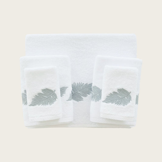 Whole Set Autumn- Silver Thread on White
