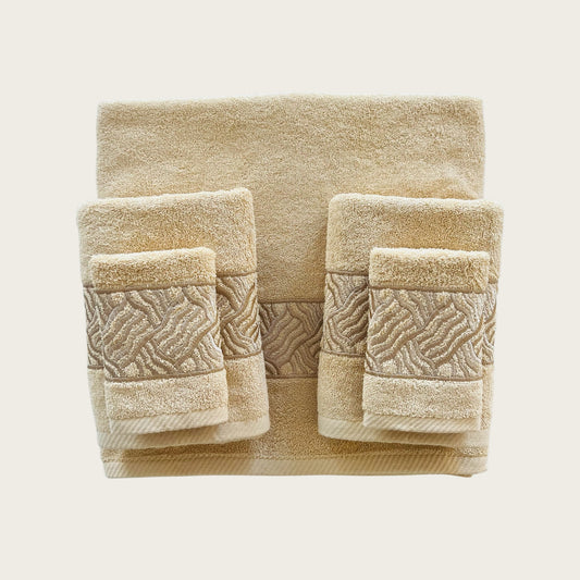 Whole Set Branch - Gold Thread on Beige