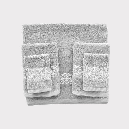 Whole Set Iron Door - White Thread on Grey