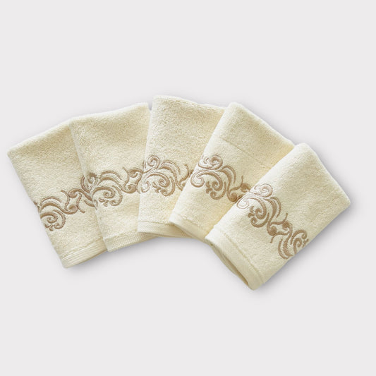 Guest Set Willow - Gold Thread on Cream